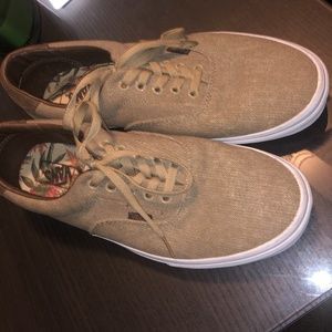 Men's brown/tan/suede Vans Size 13